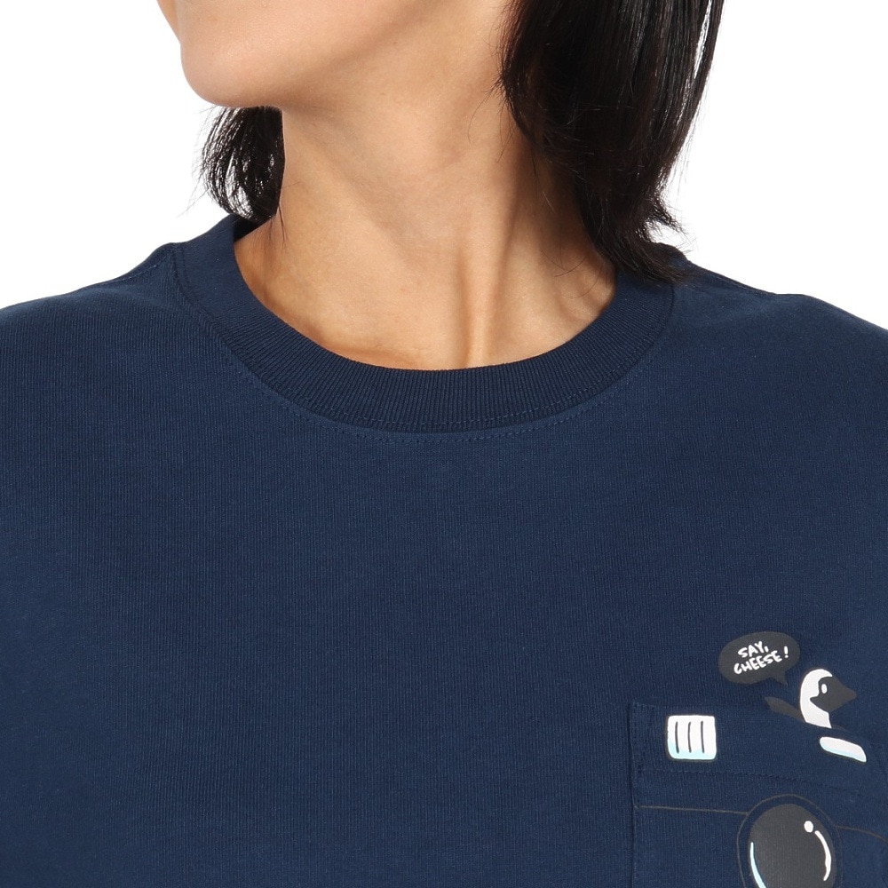 チャムス（CHUMS）（レディース）インスタントカメラポケットブラッシュドロングスリーブTシャツ CH11-2451-N001