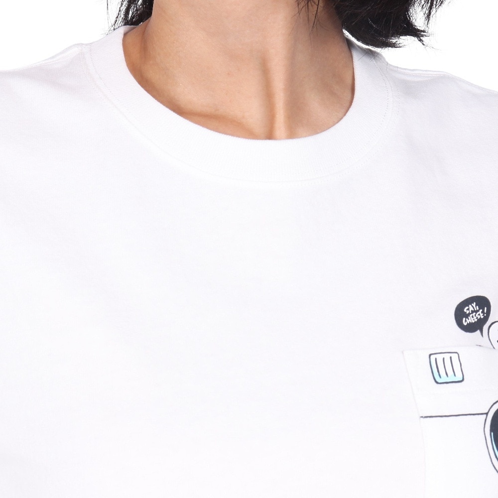 チャムス（CHUMS）（レディース）インスタントカメラポケットブラッシュドロングスリーブTシャツ CH11-2451-W001