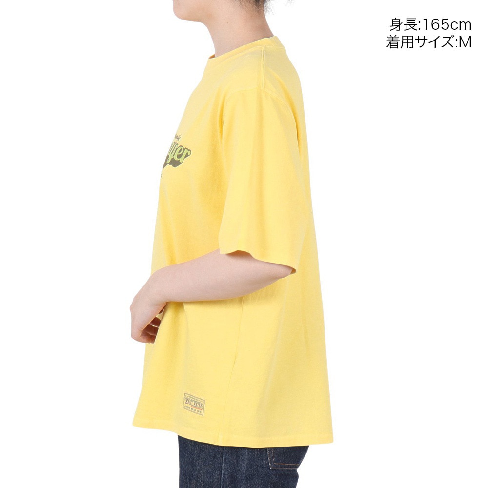 クリフメイヤー（KRIFF MAYER）（レディース）ピグメントプリントTシャツ W2447203 55 YELLOW
