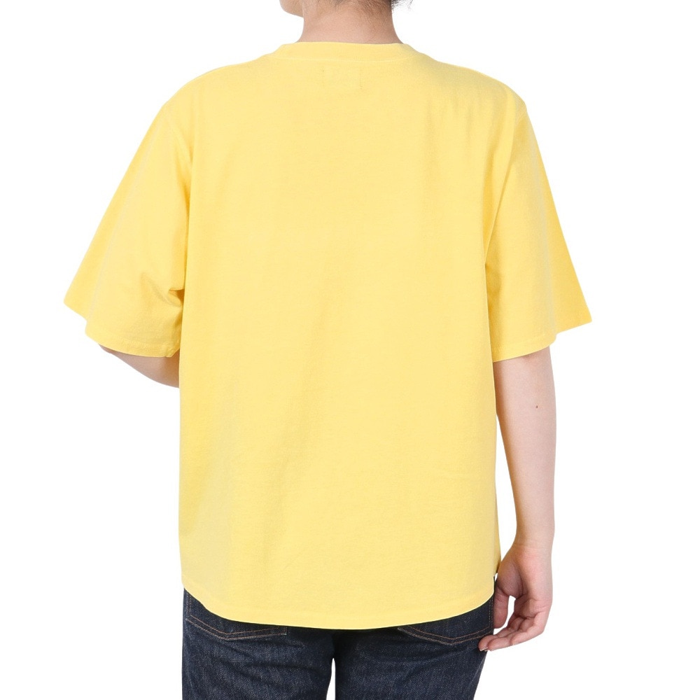 クリフメイヤー（KRIFF MAYER）（レディース）ピグメントプリントTシャツ W2447203 55 YELLOW
