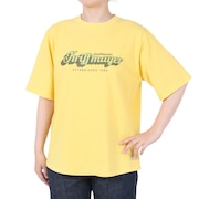(レディース)ピグメントプリントTシャツ W2447203 55 YELLOW
