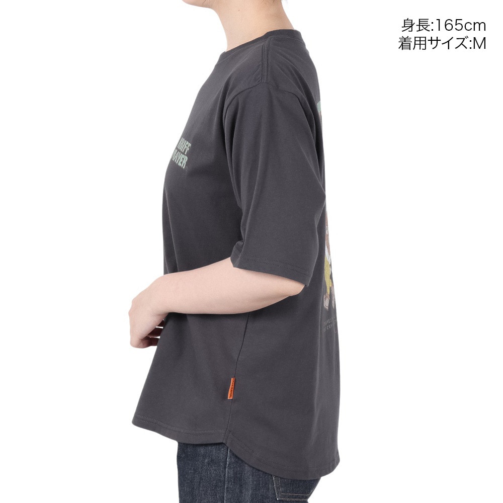 クリフメイヤー（KRIFF MAYER）（レディース）クリフラビットプリントTシャツ W2447830 17 CHARCOAL