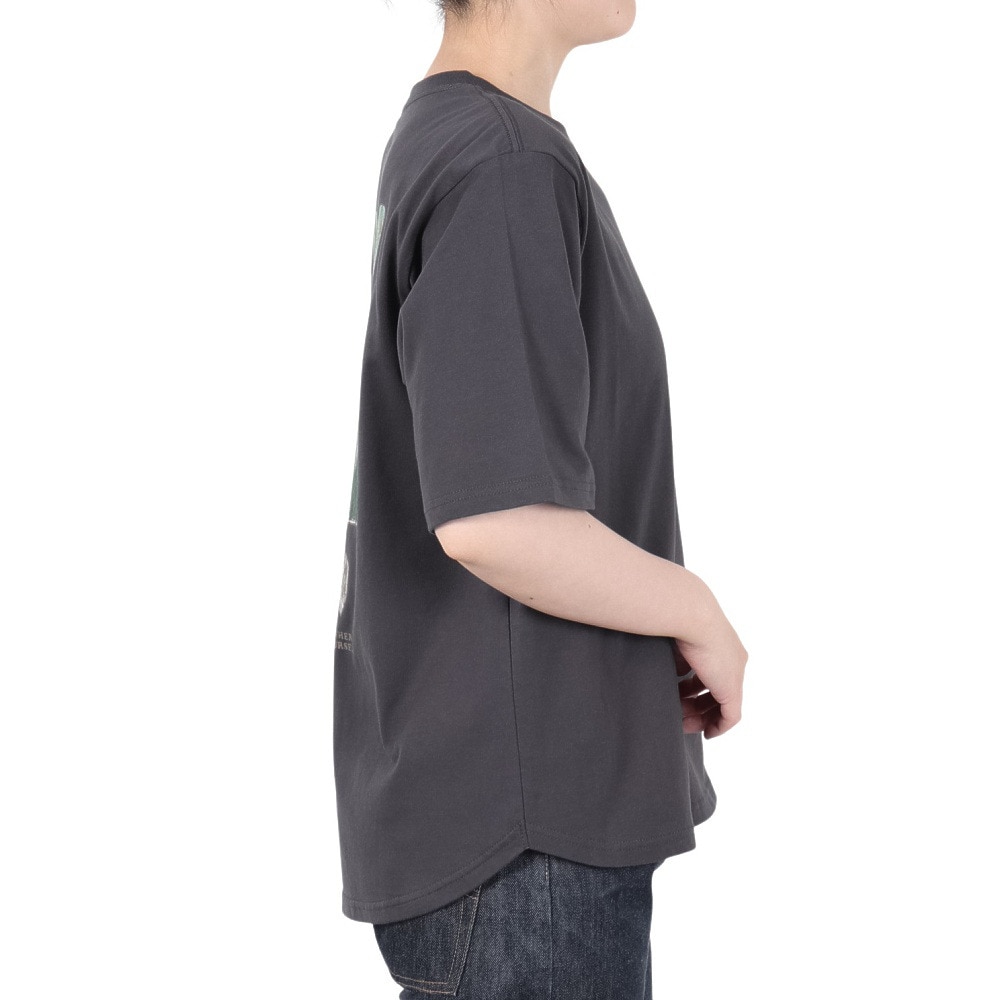 クリフメイヤー（KRIFF MAYER）（レディース）クリフラビットプリントTシャツ W2447830 17 CHARCOAL