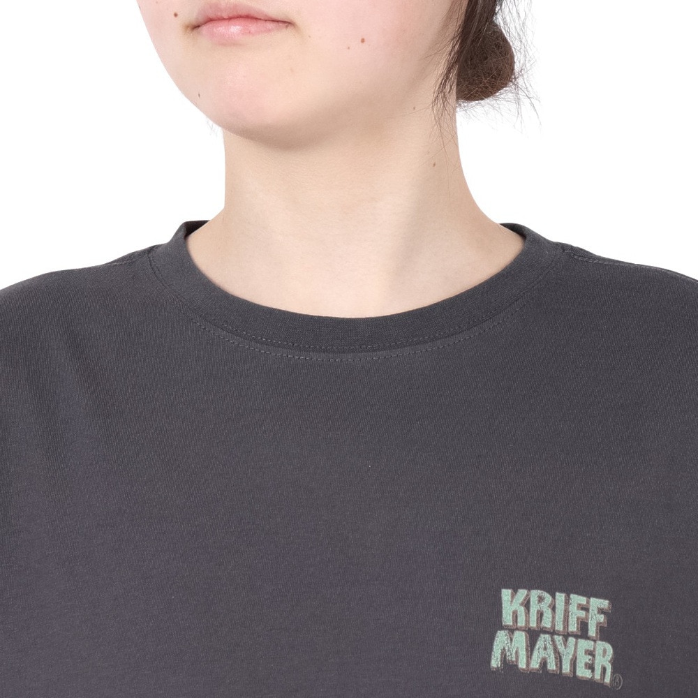 クリフメイヤー（KRIFF MAYER）（レディース）クリフラビットプリントTシャツ W2447830 17 CHARCOAL