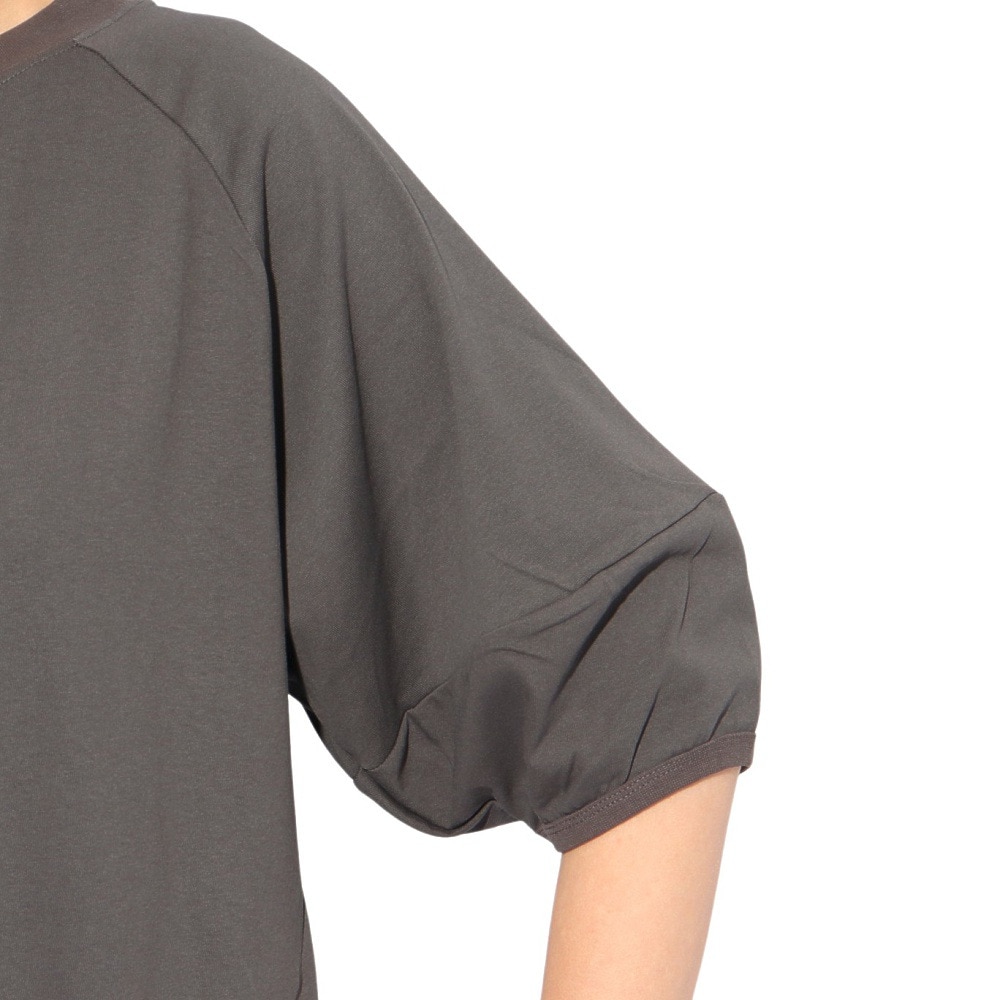 クリフメイヤー（KRIFF MAYER）（レディース）ウェットプロテクトランタンスリーブTシャツ W2447831 17 CHARCOAL グレー
