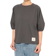 (レディース)ウェットプロテクトランタンスリーブTシャツ W2447831 17 CHARCOAL グレー