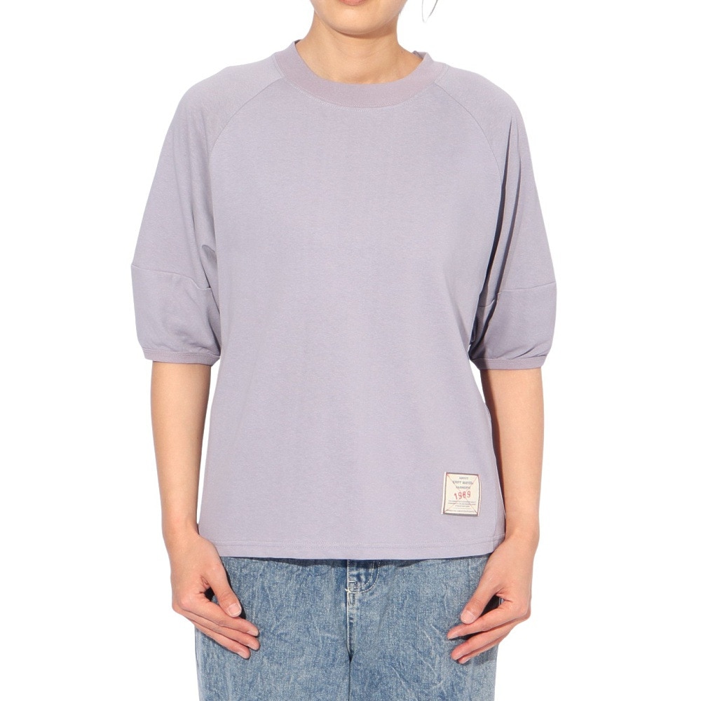 クリフメイヤー（KRIFF MAYER）（レディース）ウェットプロテクトランタンスリーブTシャツ W2447831:89:PURPLE