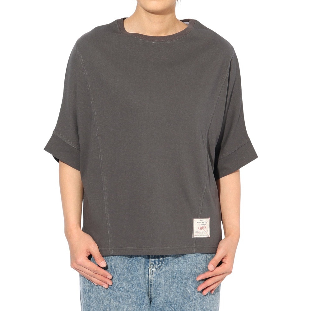 クリフメイヤー（KRIFF MAYER）（レディース）ウェットプロテクトモモンガTシャツ W2447832 17 CHARCOAL グレー