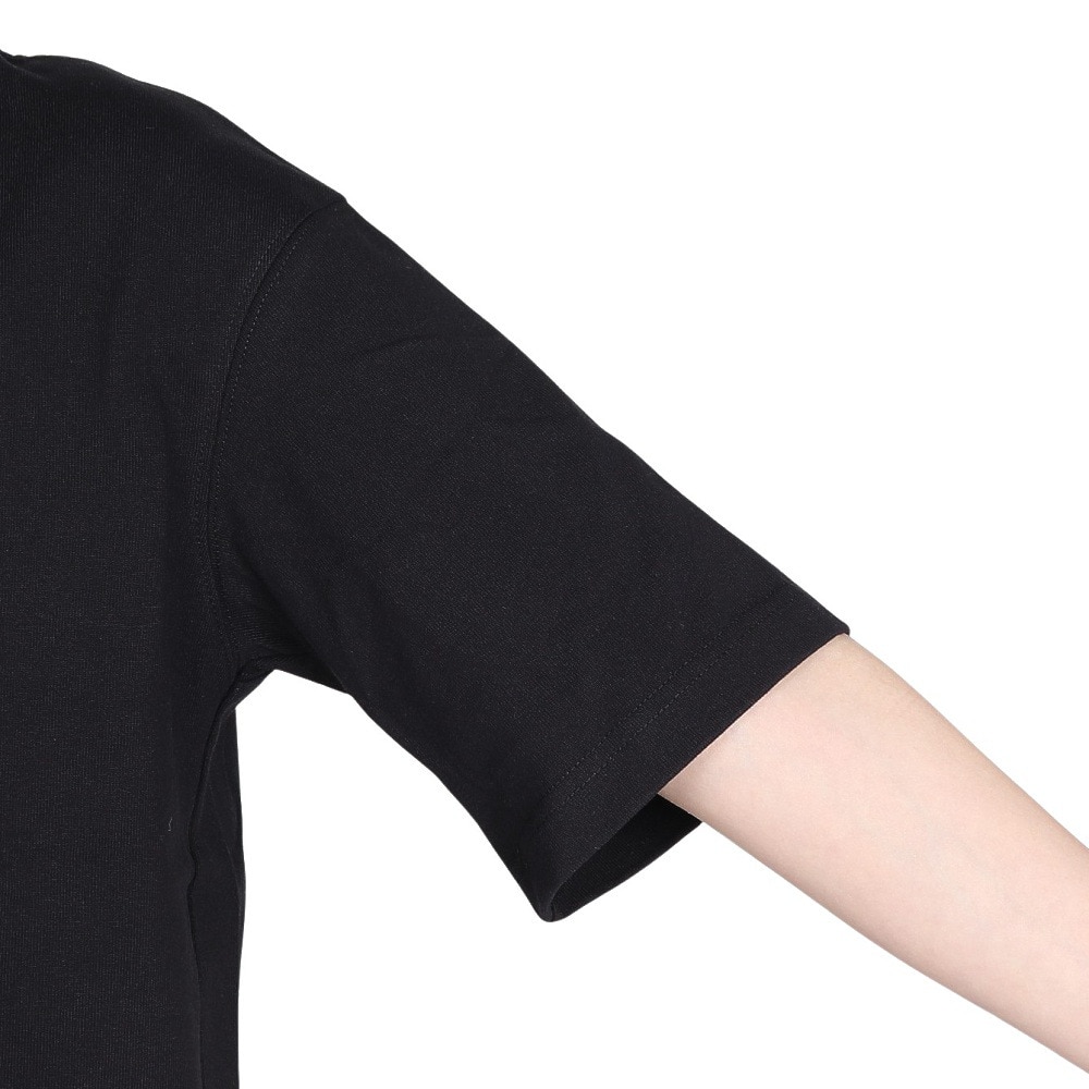 チャムス（CHUMS）（レディース）半袖Tシャツ ヘビーウェイト チャムスロゴTシャツ CH11-2271-K001 ブラック オーバーサイズ