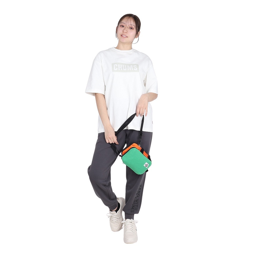 チャムス（CHUMS）（レディース）半袖Tシャツ ヘビーウェイト チャムスロゴTシャツ CH11-2271-W001 ホワイト オーバーサイズ