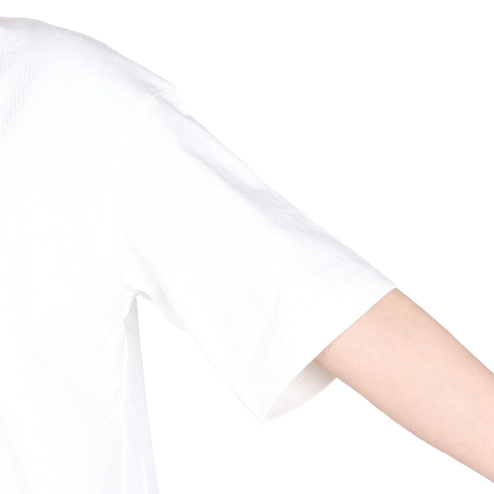 チャムス（CHUMS）（レディース）半袖Tシャツ ヘビーウェイト チャムスロゴTシャツ CH11-2271-W001 ホワイト オーバーサイズ