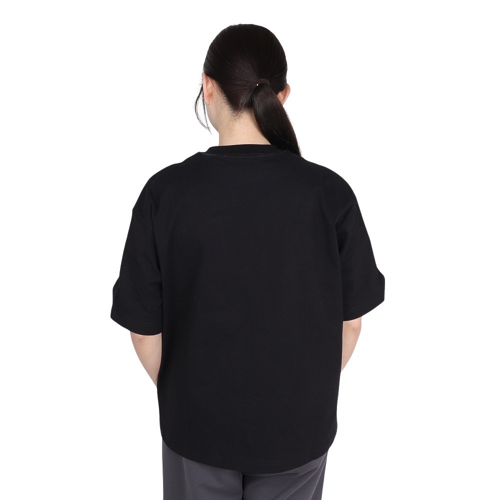 チャムス（CHUMS）（レディース）半袖Tシャツ ヘビーウエイトポケットTシャツ CH11-2272-K001 ブラック オーバーサイズ 厚地