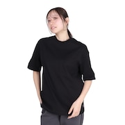 (レディース)半袖Tシャツ ヘビーウエイトポケットTシャツ CH11-2272-K001 ブラック オーバーサイズ 厚地