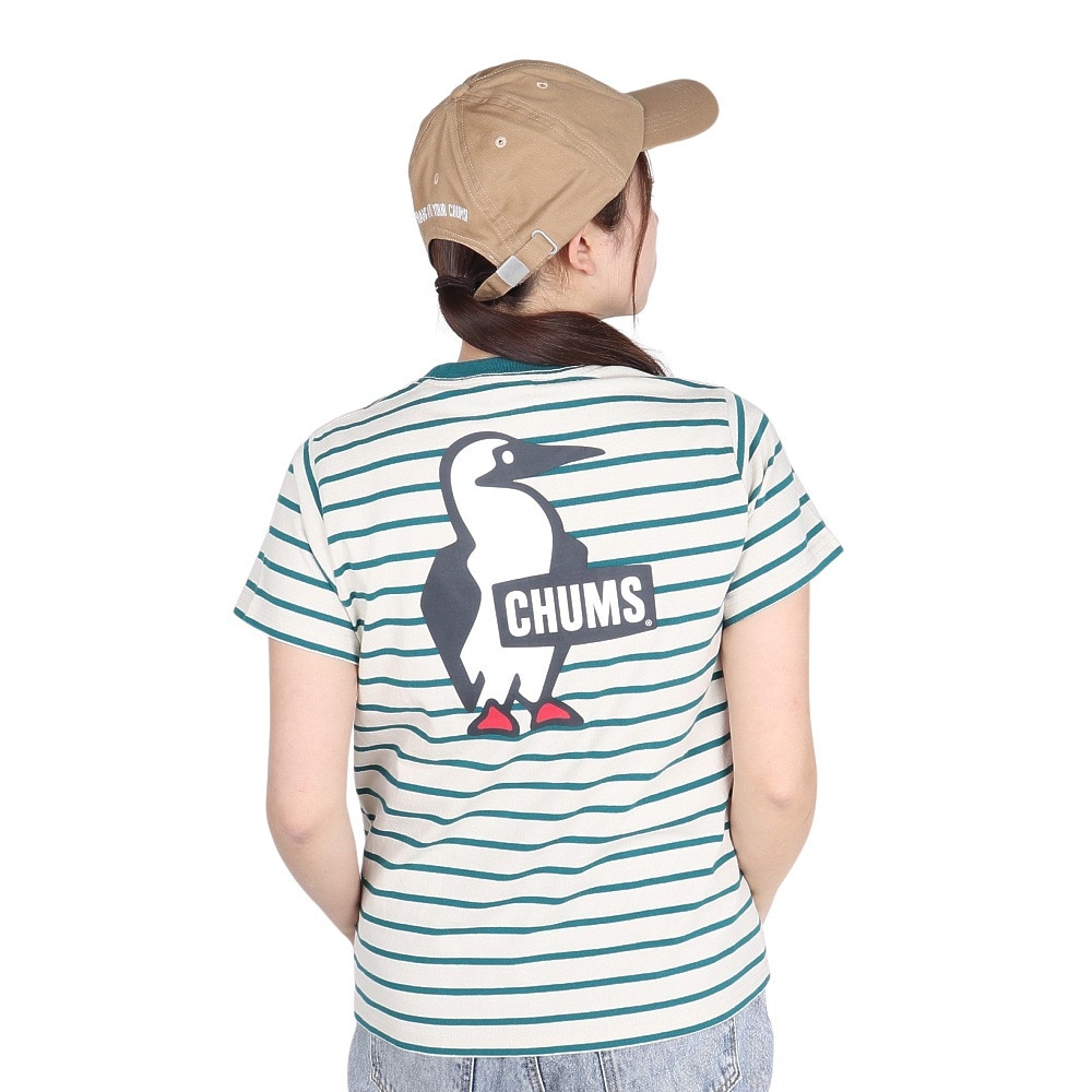 チャムス（CHUMS）（レディース）ボディ ロゴ 半袖Tシャツ CH11-2279-W106