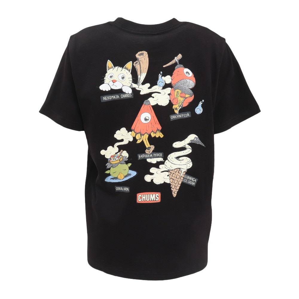 チャムス（CHUMS）（レディース）アンチバグ フード 妖怪 ポケット Tシャツ CH11-2508-K001