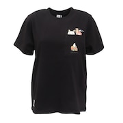 (レディース)アンチバグ フード 妖怪 ポケット Tシャツ CH11-2508-K001
