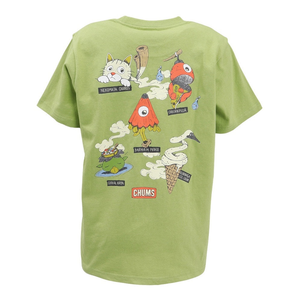 チャムス（CHUMS）（レディース）アンチバグ フード妖怪 ポケット Tシャツ CH11-2508-M118
