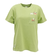 (レディース)アンチバグ フード妖怪 ポケット Tシャツ CH11-2508-M118