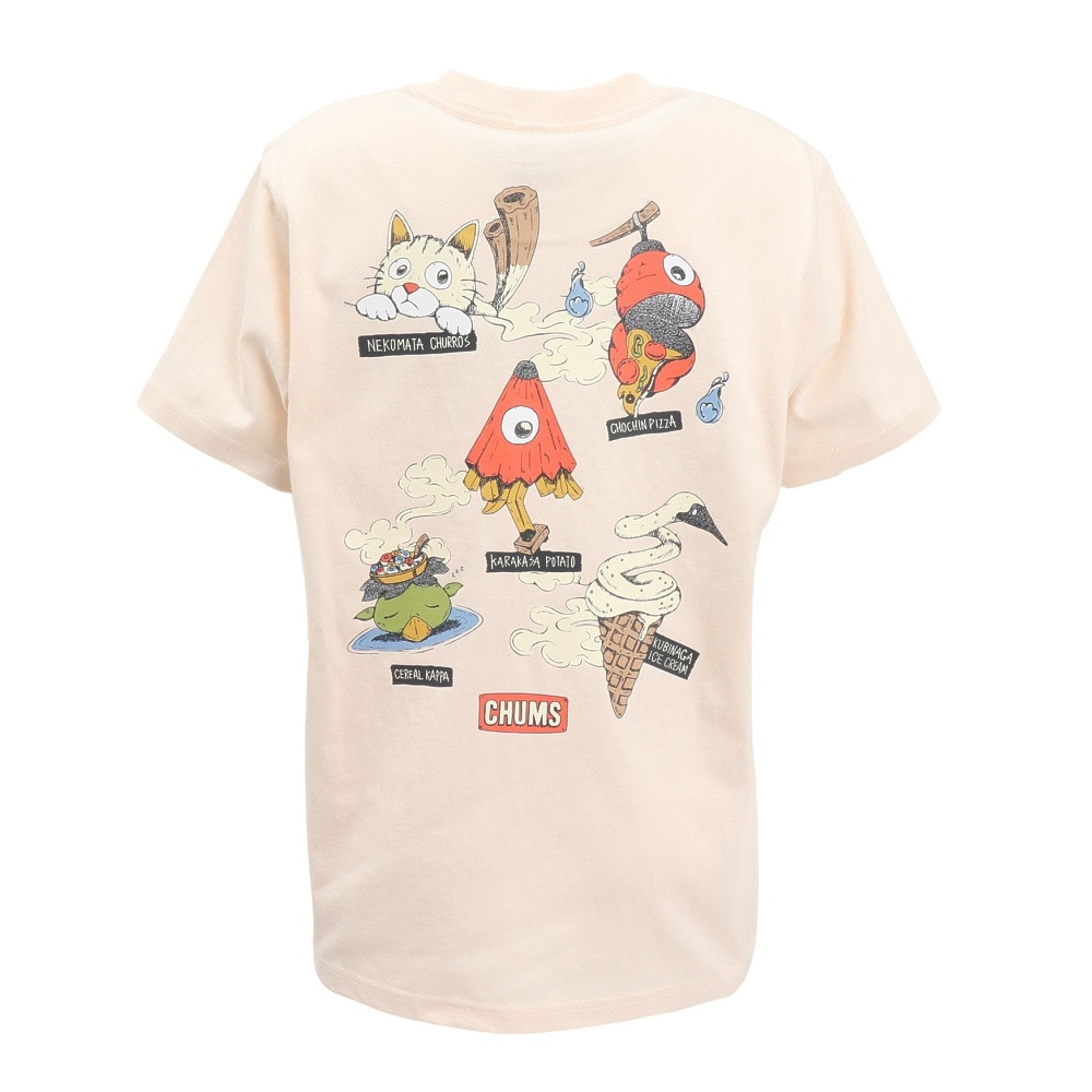 チャムス（CHUMS）（レディース）アンチバグ フード妖怪 ポケット Tシャツ CH11-2508-R058