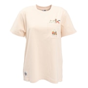 (レディース)アンチバグ フード妖怪 ポケット Tシャツ CH11-2508-R058