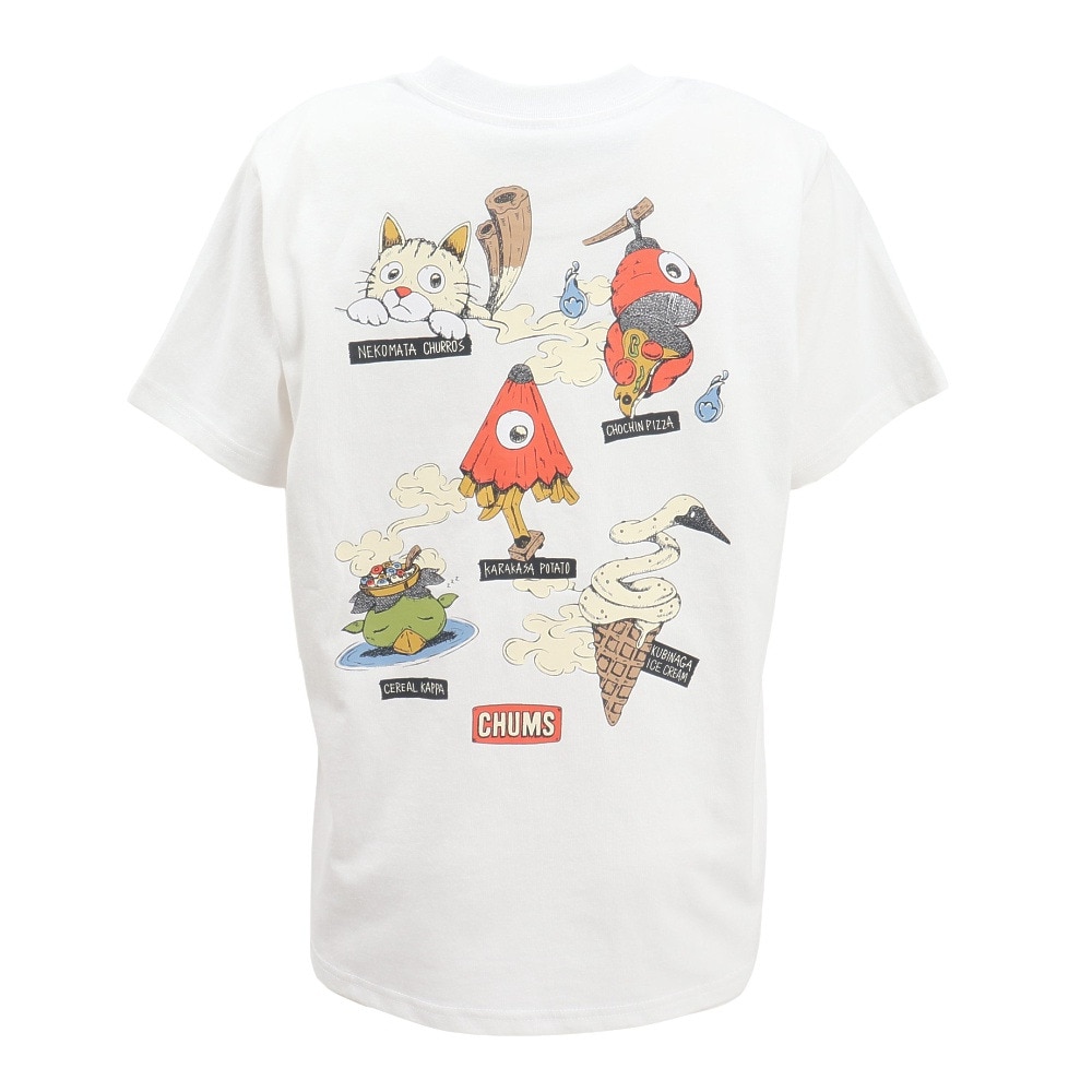 チャムス（CHUMS）（レディース）アンチバグ フード妖怪 ポケット Tシャツ CH11-2508-W001