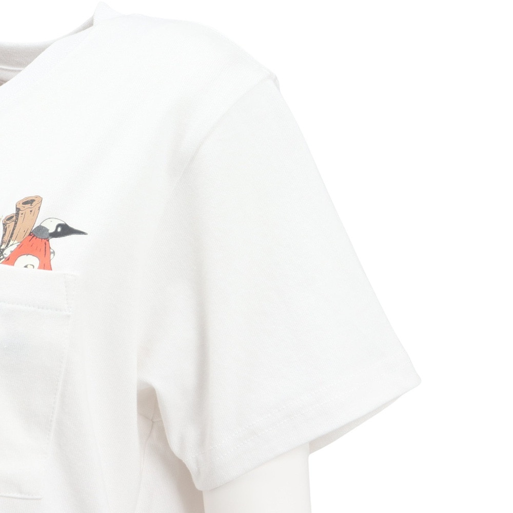 チャムス（CHUMS）（レディース）アンチバグ フード妖怪 ポケット Tシャツ CH11-2508-W001
