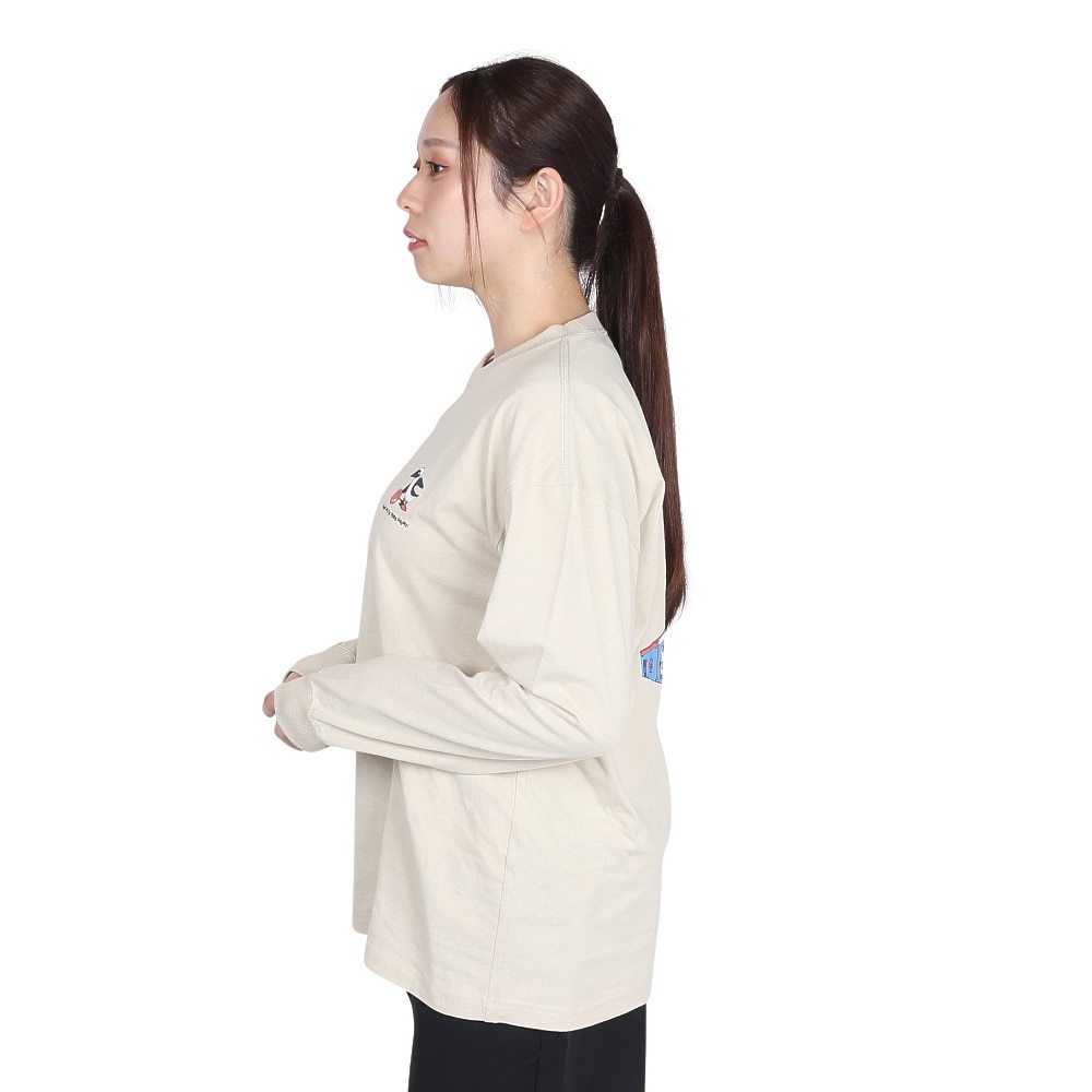 チャムス（CHUMS）（レディース）長袖Tシャツ チャムスボウル ロングスリーブTシャツ CH11-2514-G057 グレー バックプリント 耐久性