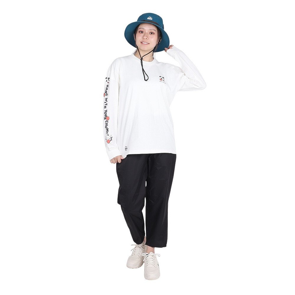 チャムス（CHUMS）（レディース）長袖Tシャツ チャムスボウル ロングスリーブTシャツ CH11-2514-W001 ホワイト バックプリント 耐久性