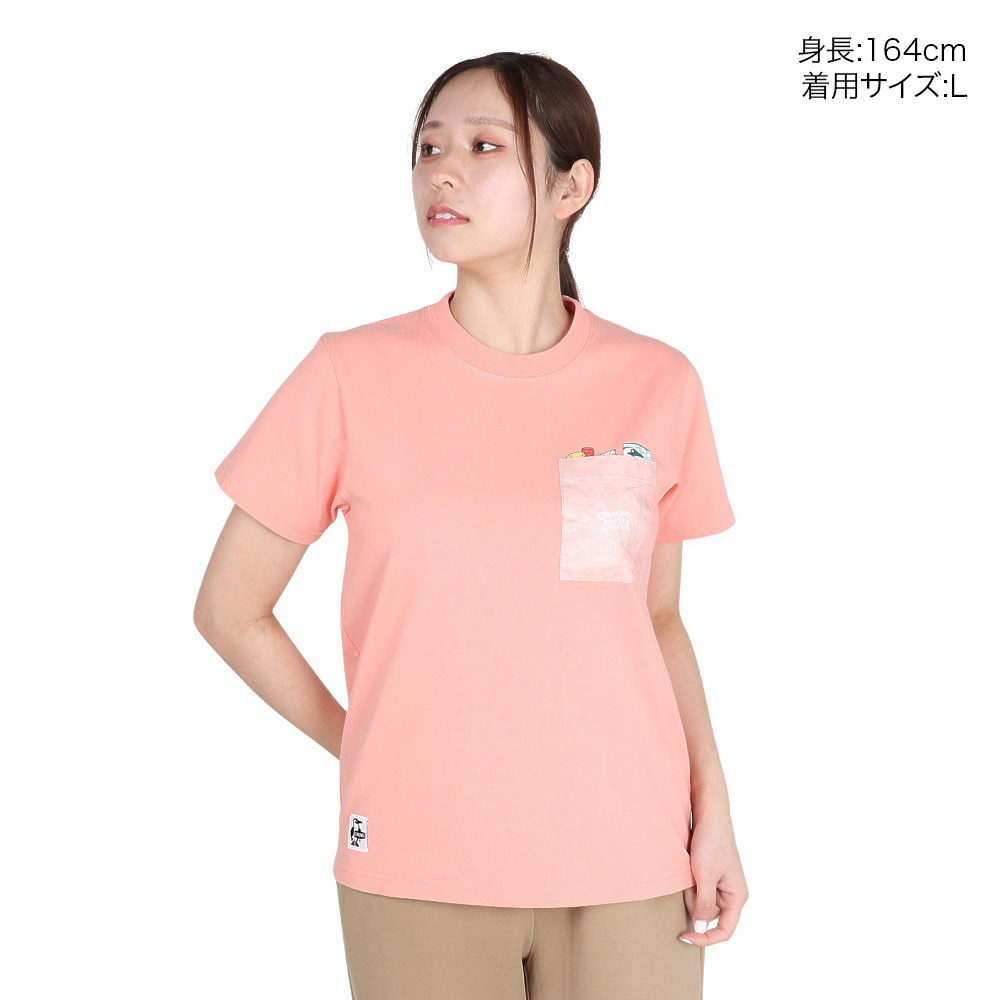 チャムス（CHUMS）（レディース）チャムリーズマーケットポケット Tシャツ CH11-2517-R018