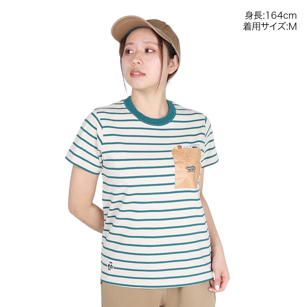 チャムス（CHUMS）（レディース）チャムリーズマーケットポケット Tシャツ CH11-2517-W106