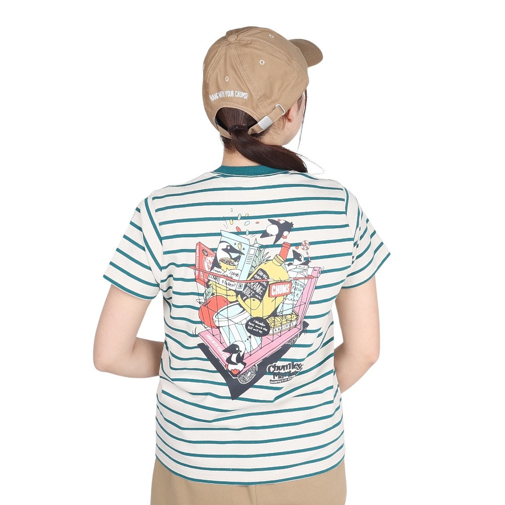 チャムス（CHUMS）（レディース）チャムリーズマーケットポケット Tシャツ CH11-2517-W106