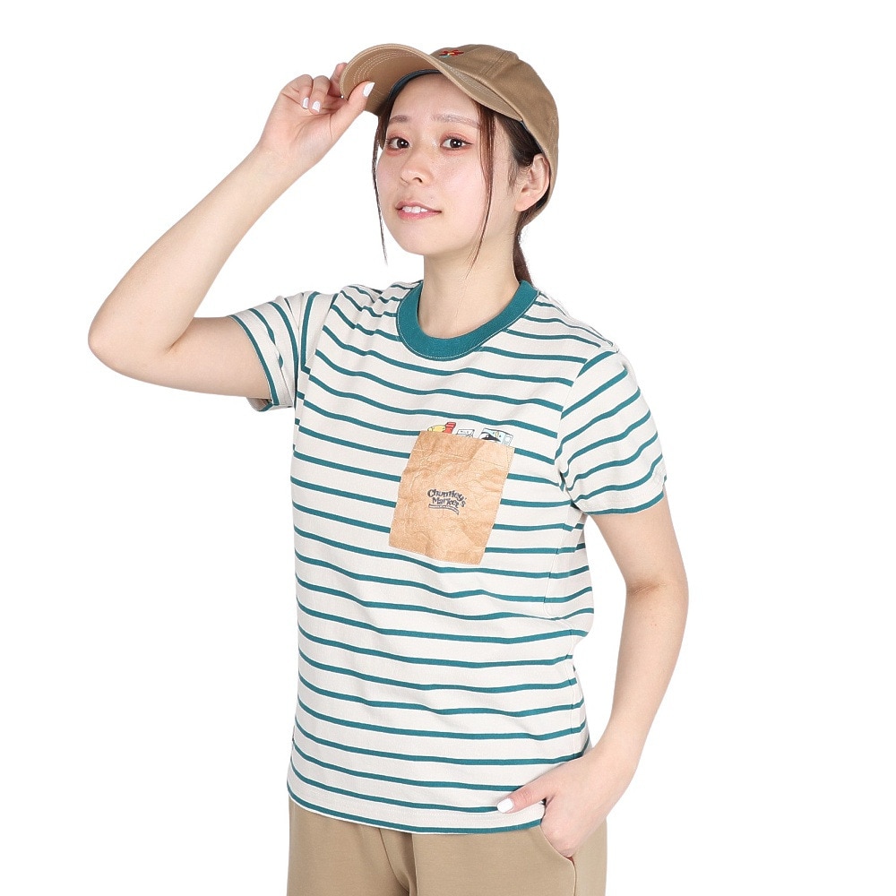 チャムス（CHUMS）（レディース）チャムリーズマーケットポケット Tシャツ CH11-2517-W106