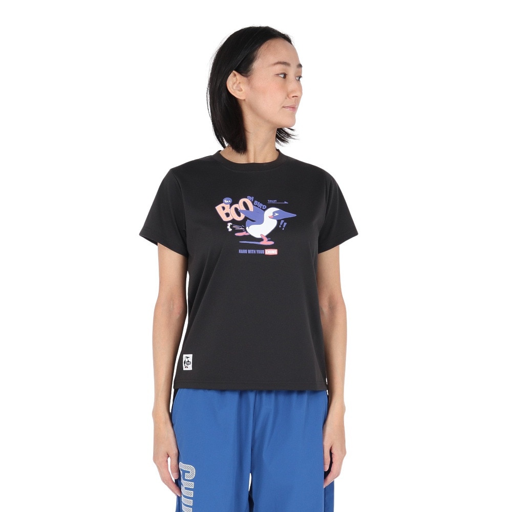 チャムス（CHUMS）（レディース）ブービー ドライ Tシャツ CH11-2535-K001