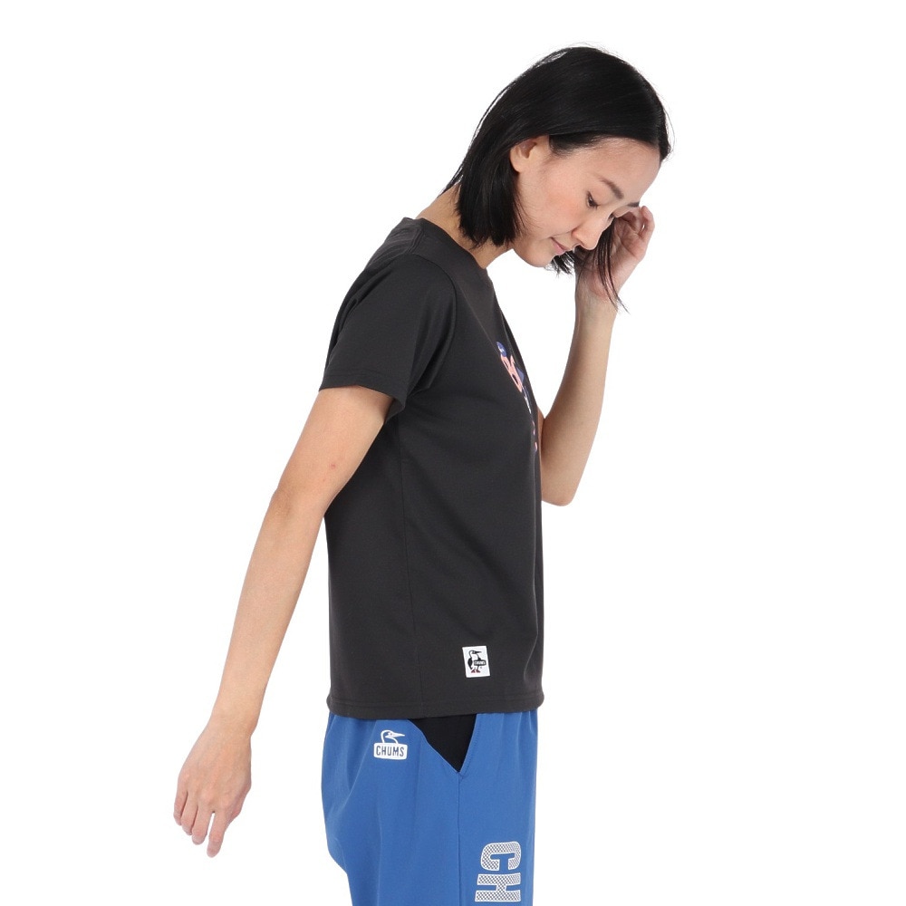 チャムス（CHUMS）（レディース）ブービー ドライ Tシャツ CH11-2535-K001