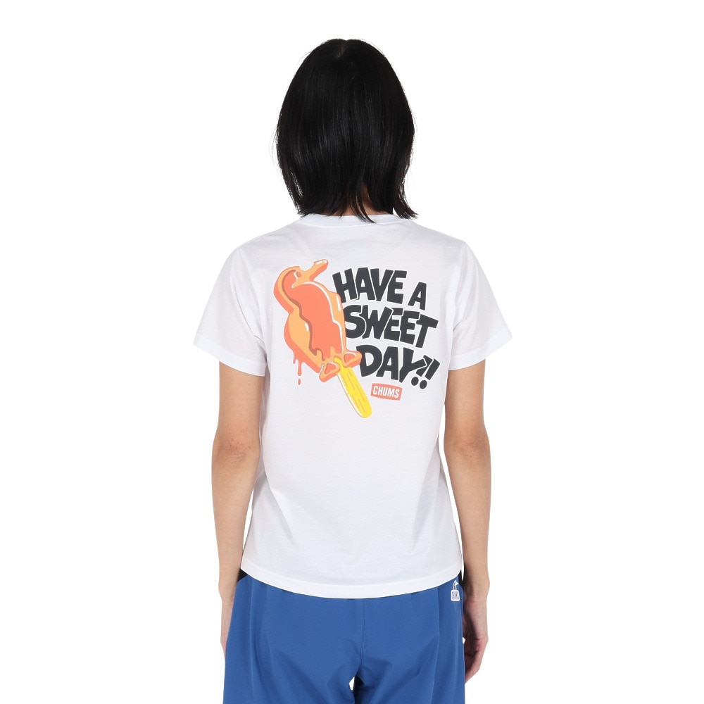 チャムス（CHUMS）（レディース）HAVE A SWEET DAY!! ドライ Tシャツ CH11-2536-W001