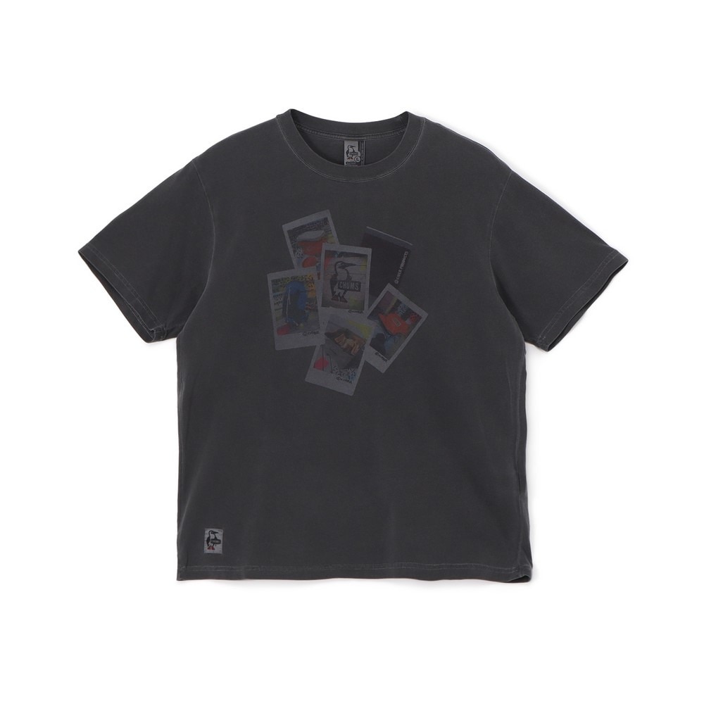チャムス（CHUMS）（レディース）半袖Tシャツ かせきさいだぁ Instnt Pht CH11-2556-K001 ブラック