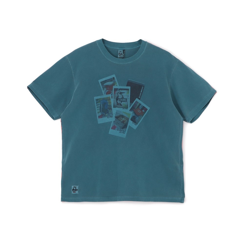 チャムス（CHUMS）（レディース）半袖Tシャツ かせきさいだぁ Instnt Pht CH11-2556-T041 ターコイズ