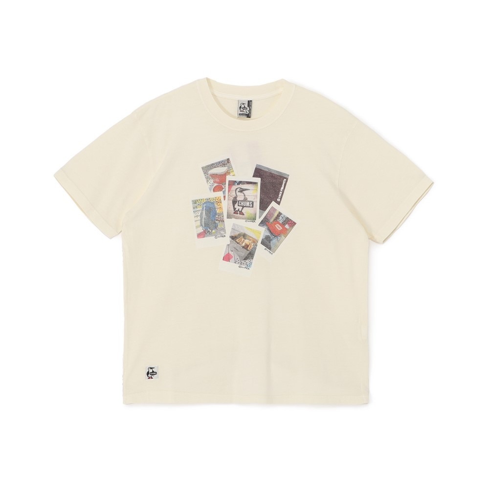 チャムス（CHUMS）（レディース）半袖Tシャツ かせきさいだぁ Instnt Pht CH11-2556-W001 ホワイト