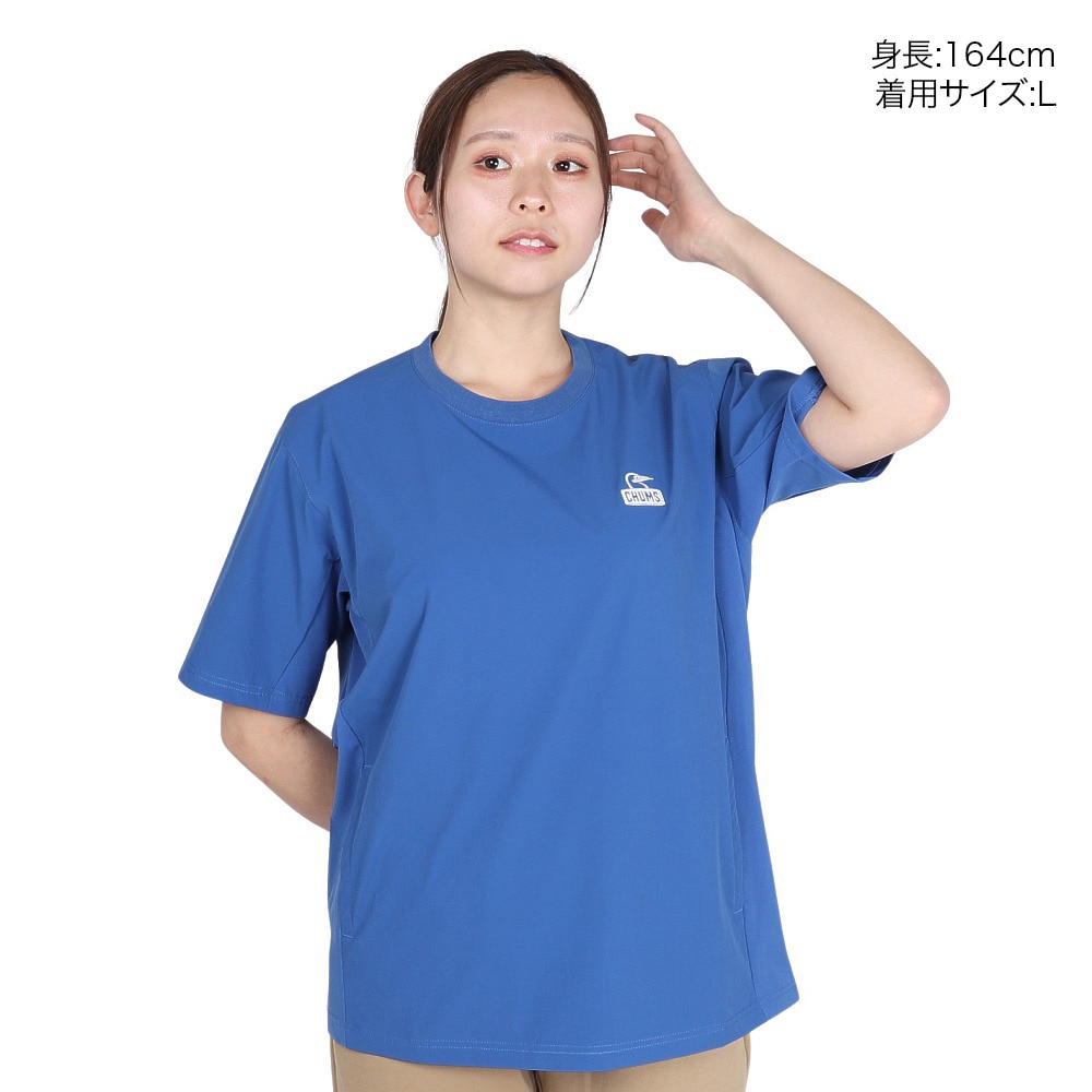 チャムス（CHUMS）（レディース）エアトレイルストレッチ Tシャツ CH11-2580-A001