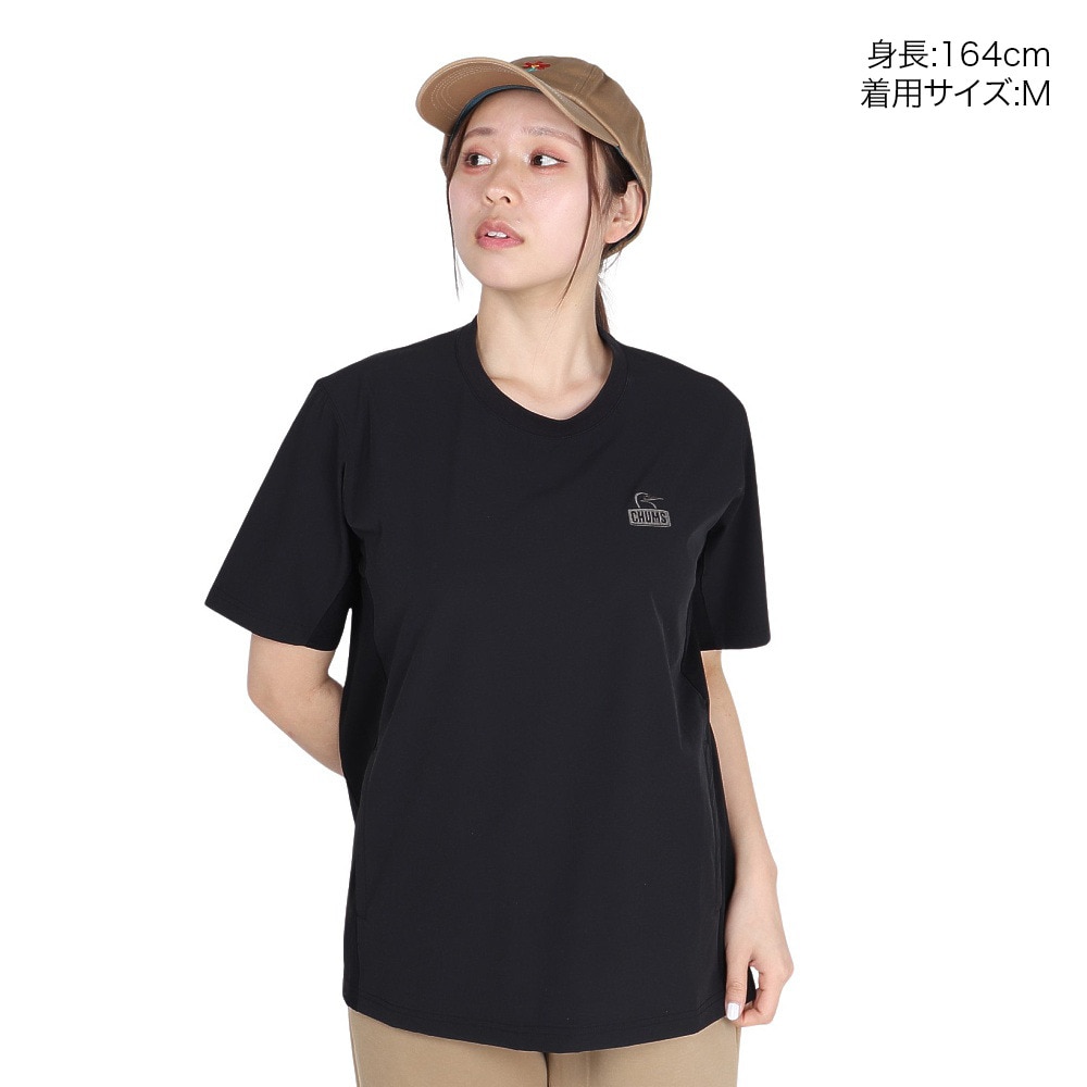 チャムス（CHUMS）（レディース）エアトレイルストレッチ Tシャツ CH11-2580-K001