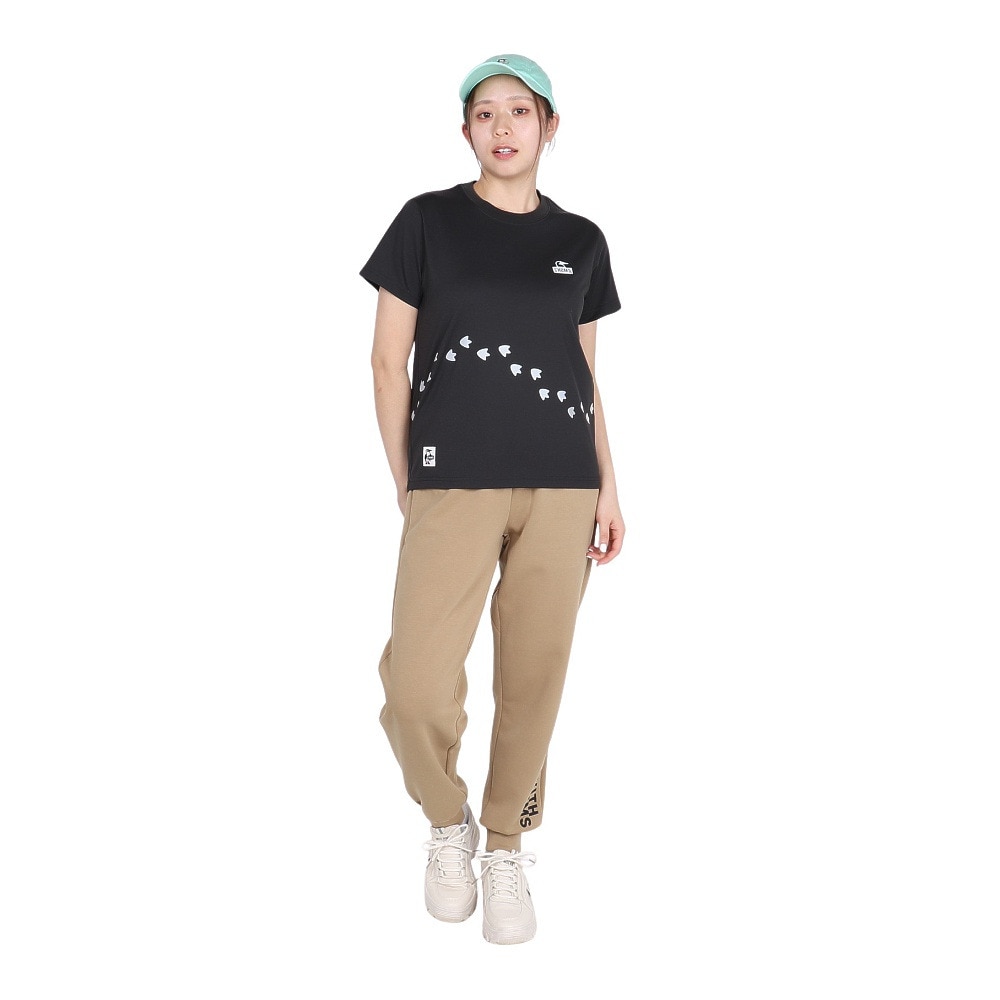 チャムス（CHUMS）（レディース）ブービー Foot ドライ 半袖Tシャツ CH11-2569-K001