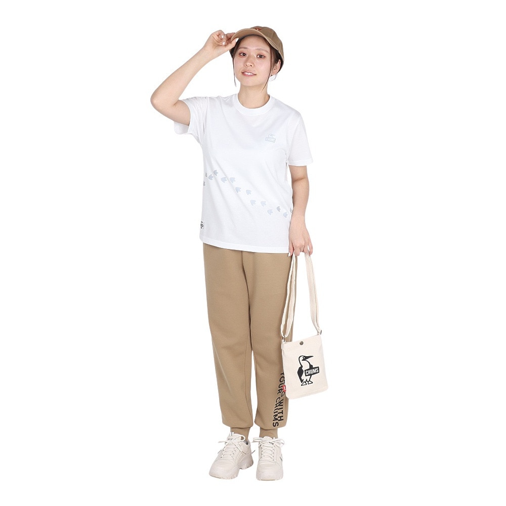 チャムス（CHUMS）（レディース）ブービー Foot ドライ 半袖Tシャツ CH11-2569-W001