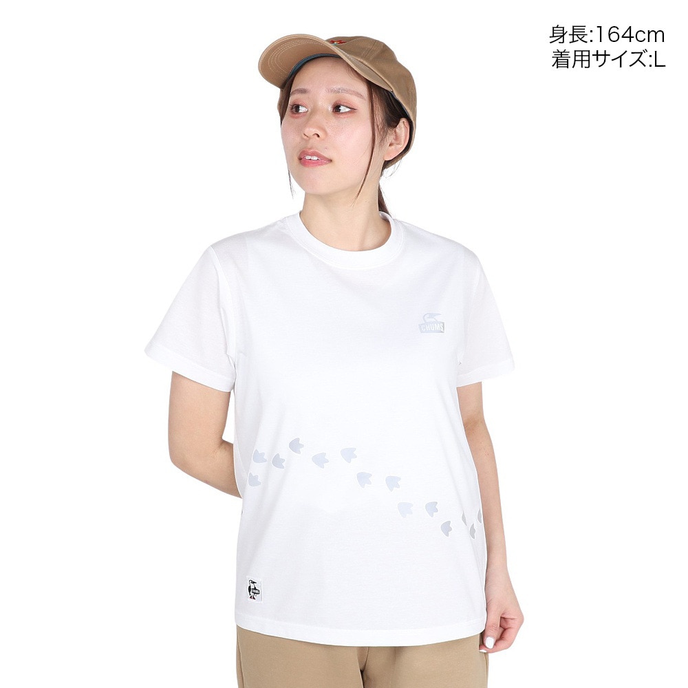 チャムス（CHUMS）（レディース）ブービー Foot ドライ 半袖Tシャツ CH11-2569-W001