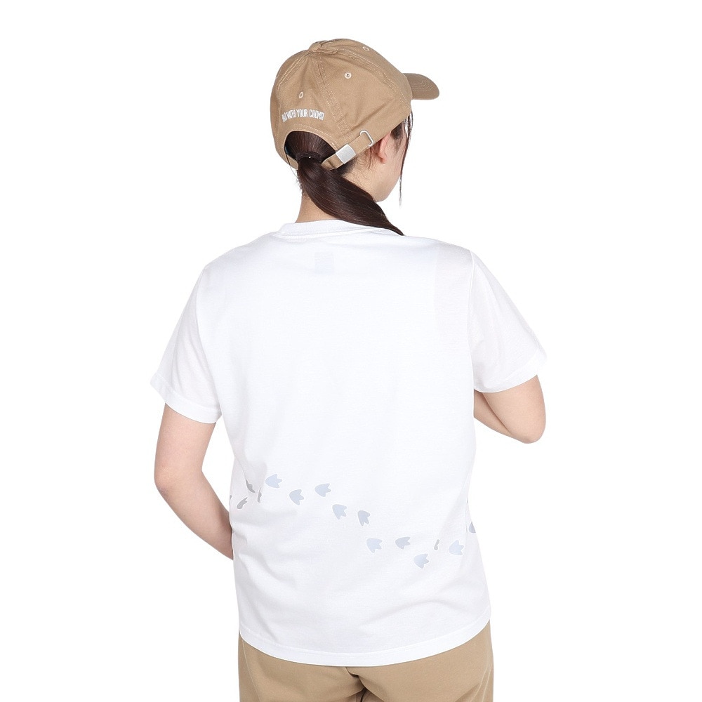 チャムス（CHUMS）（レディース）ブービー Foot ドライ 半袖Tシャツ CH11-2569-W001