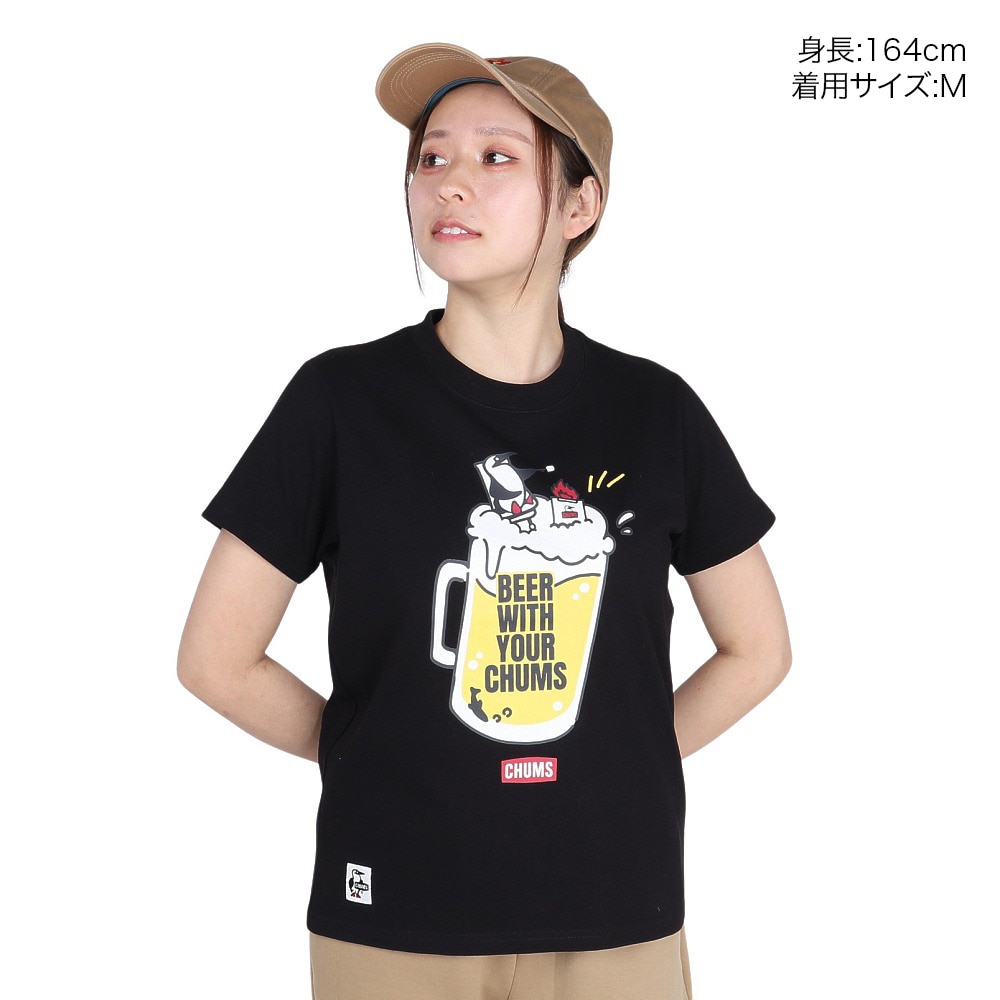 チャムス（CHUMS）（レディース）AtBg 乾杯 Tシャツ CH11-2570-K001