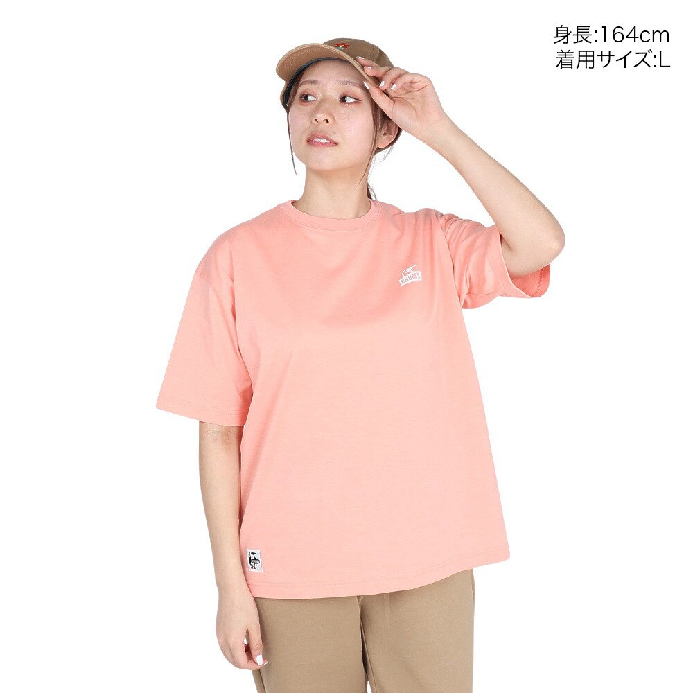 チャムス（CHUMS）（レディース）ブービー Face ドライ 半袖Tシャツ CH11-2571-R018