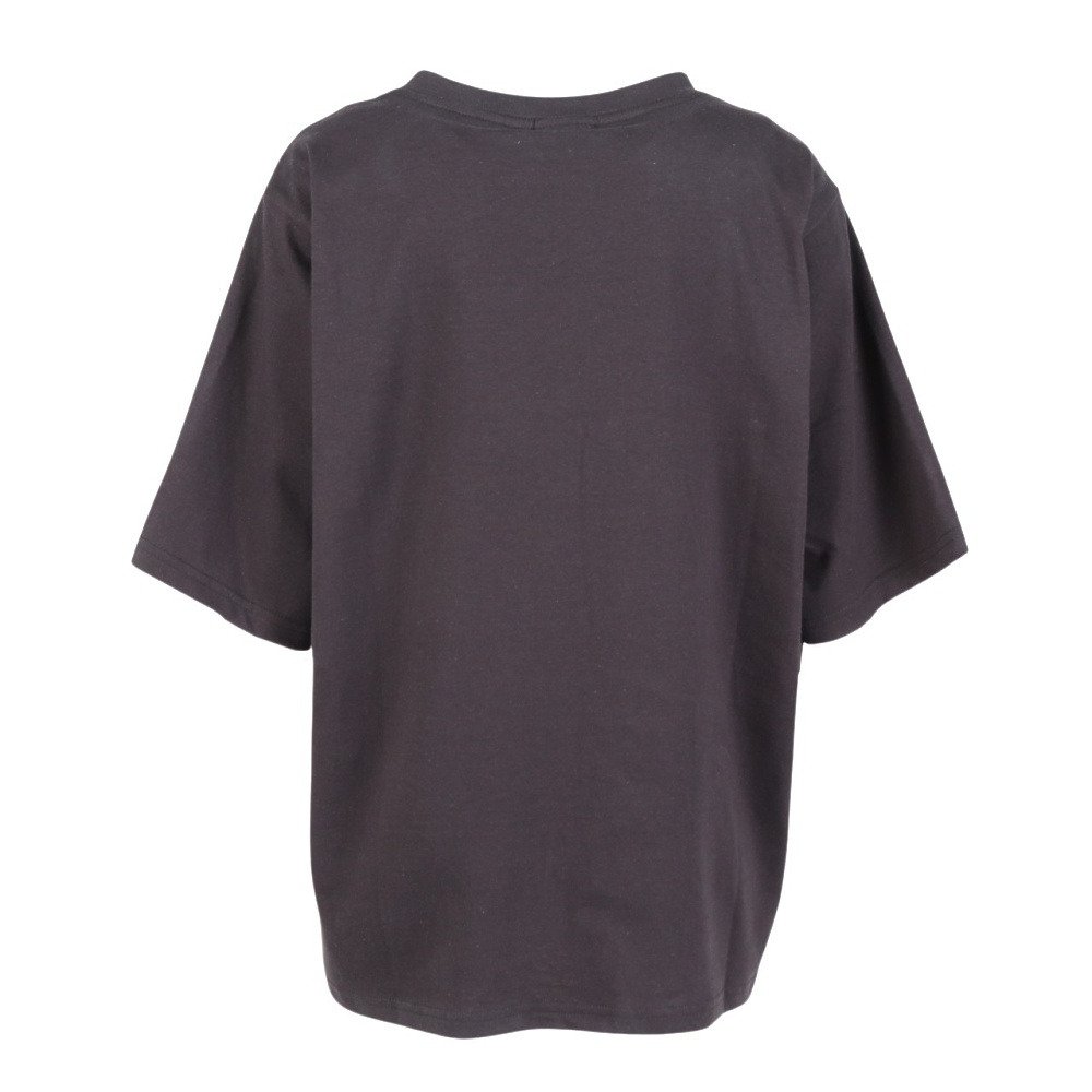 クリフメイヤー（KRIFF MAYER）（レディース）柄ロゴ半袖Tシャツ W2546305:17:CHARCOAL