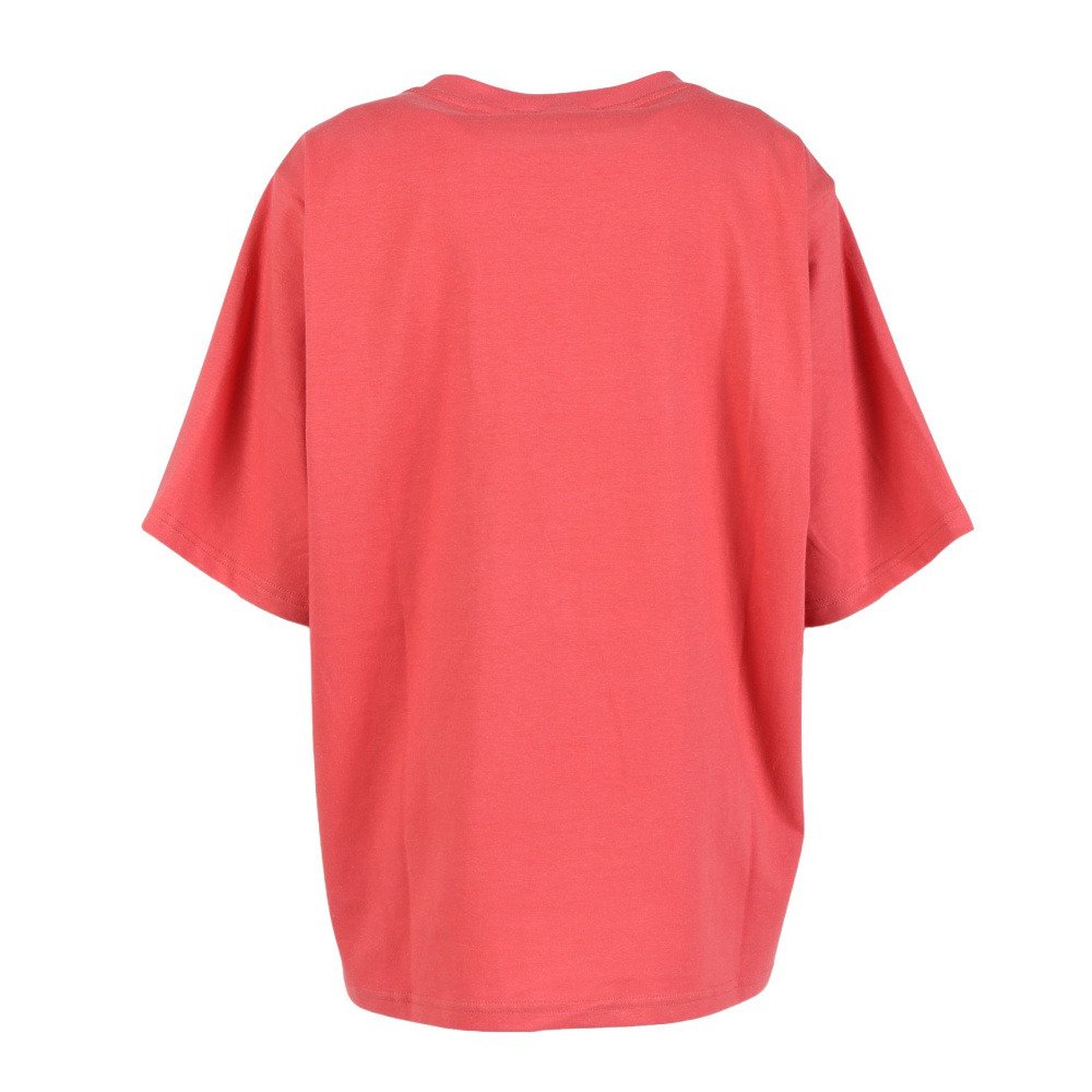 クリフメイヤー（KRIFF MAYER）（レディース）柄ロゴ半袖Tシャツ W2546305:35:RED