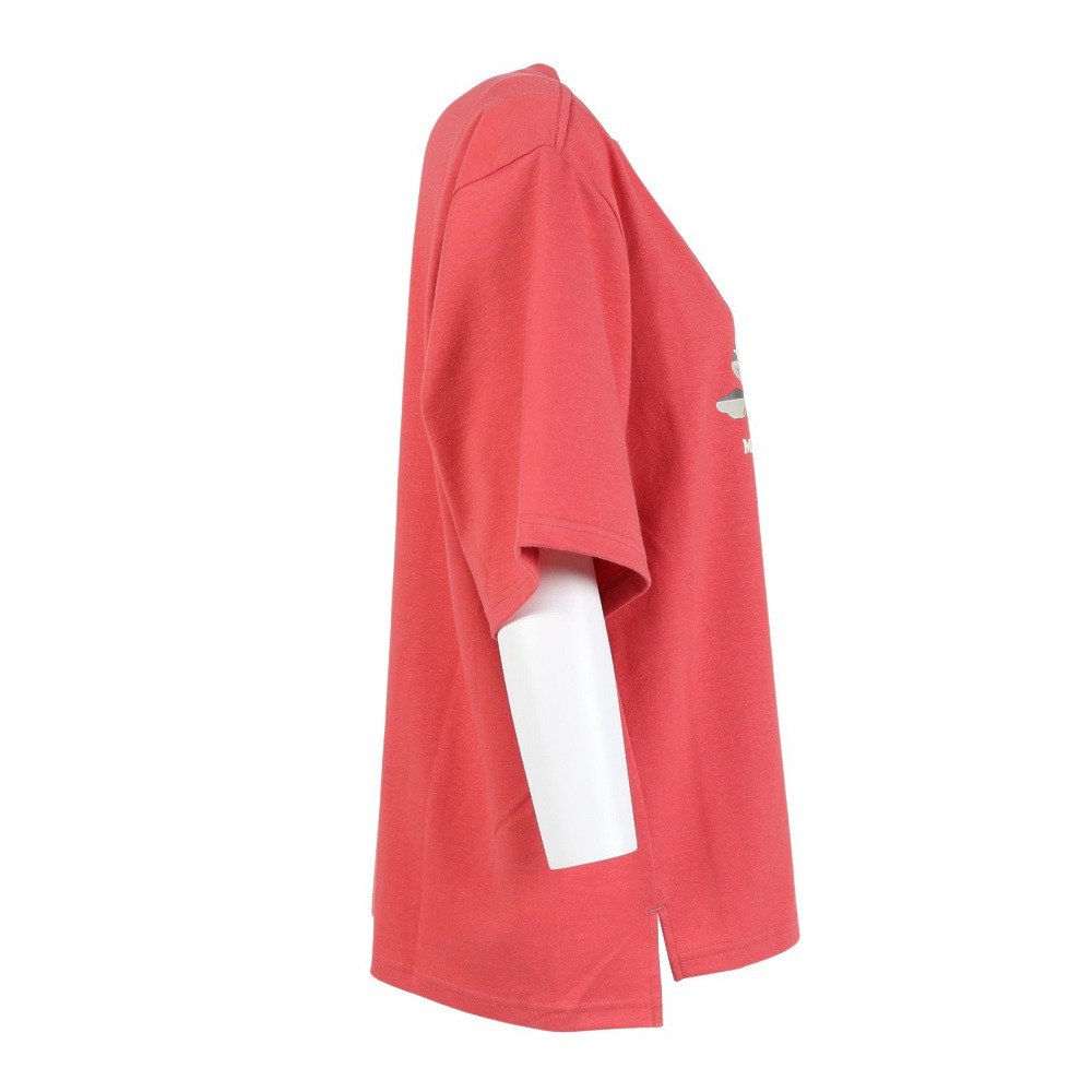 クリフメイヤー（KRIFF MAYER）（レディース）柄ロゴ半袖Tシャツ W2546305:35:RED