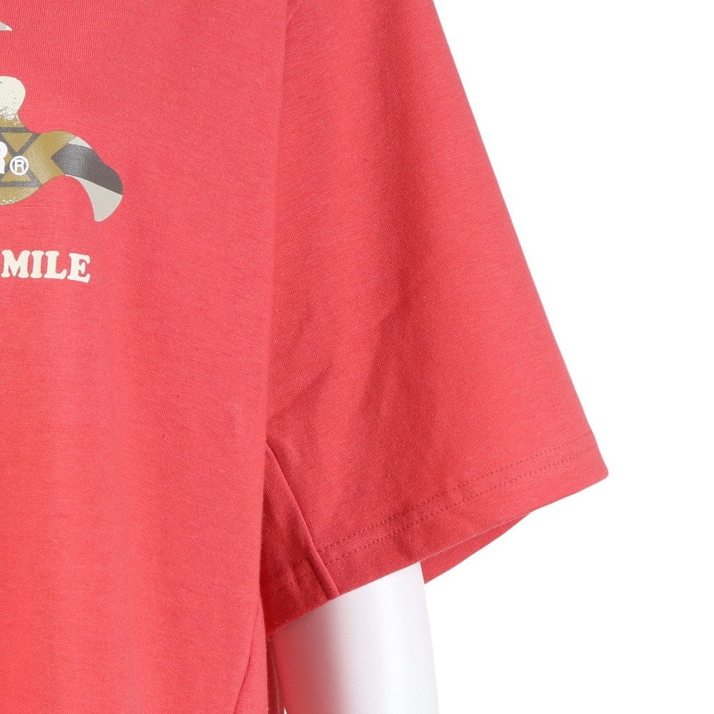 クリフメイヤー（KRIFF MAYER）（レディース）柄ロゴ半袖Tシャツ W2546305:35:RED